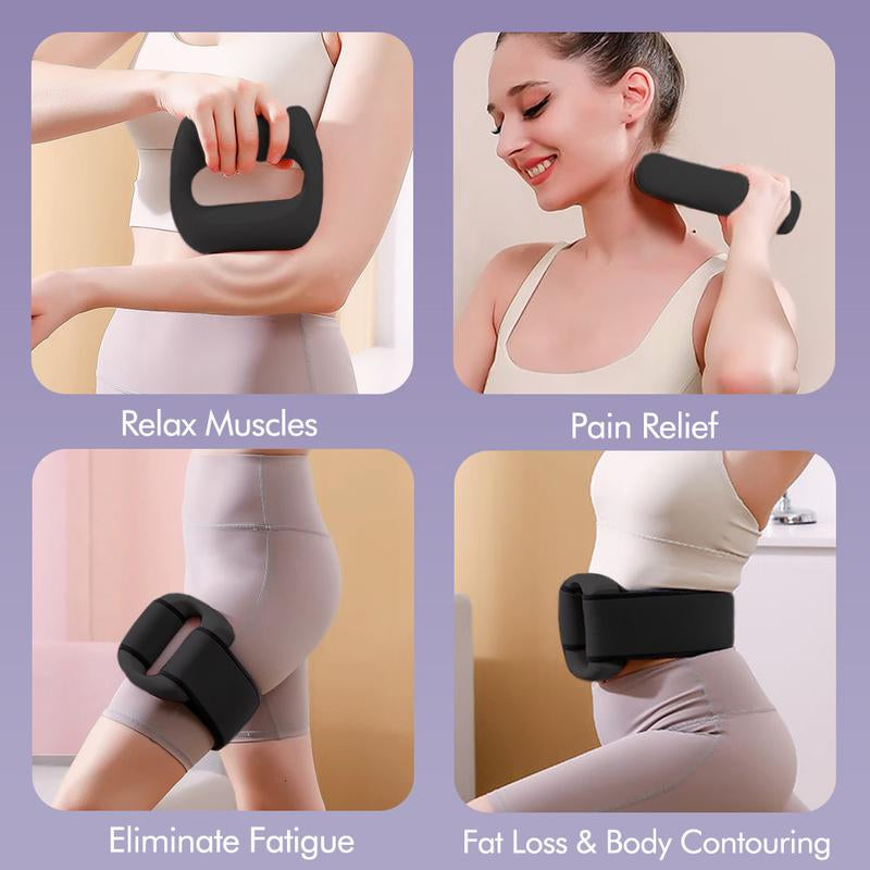 Cordless 5-Speed Massager Ring – Full Body Relief & Fat Burning