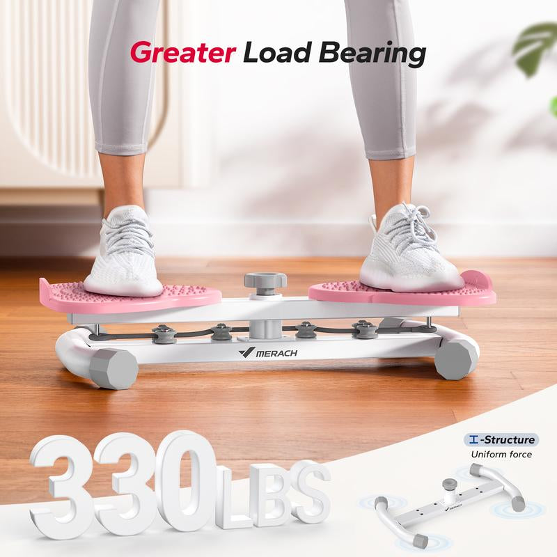 MERACH Ab Twist Boards for Slim Waist and Toned Abs, Non-Slip Pedal with 300 lbs Load-Bearing Capacity, Ideal Father's Day Gift