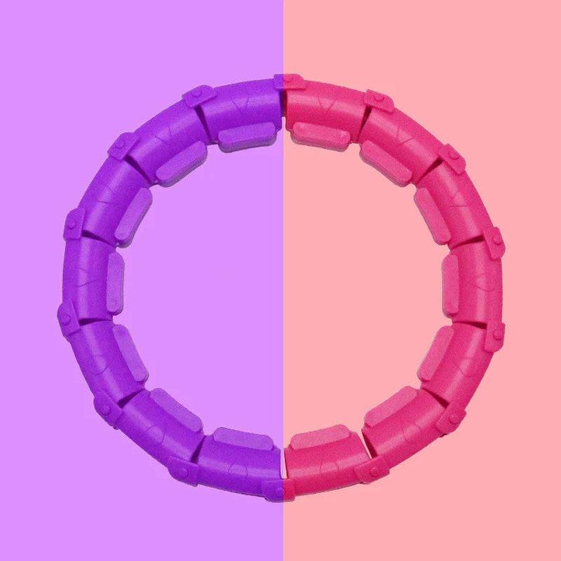Adjustable Fitness Ring - Versatile Detachable Sport Hoop for Waist Slimming, Massage, and Home Gym Workouts